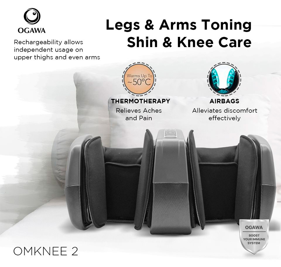 Omknee 2 foot and calf massage - Relieve tired and sore feet and knees